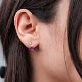 Boucles d'oreille en diamant